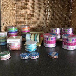 Brand New Ribbons Lot for Scrapbooking or Crafting